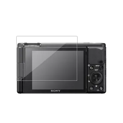 Paket 2 zaščitnih zaslonov iz kaljenega stekla za fotoaparat   Sony ZV-1