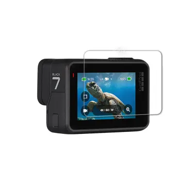 Zaščita zaslona Gopro Hero 7, 2-paketna zaščitna folija iz kaljenega stekla (velika)