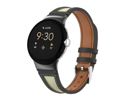 Pas za uro Patchwork Google Pixel Black