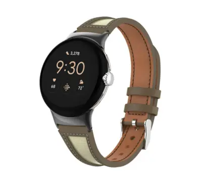 Pas za uro Patchwork Google Pixel Brown