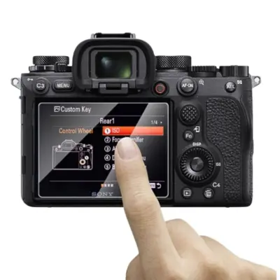 3 paketi zaščitnega zaslona iz kaljenega stekla za fotoaparat Sony A7C2