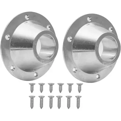 Paket 2 aluminijastih namiznih nosilcev za avtodome – srebrn