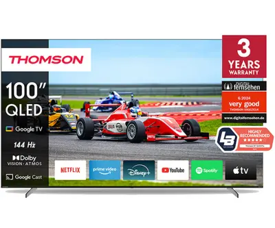Televizor THOMSON 100QG7S14, 254 cm (100"), QLED PRO, 144Hz, Google TV