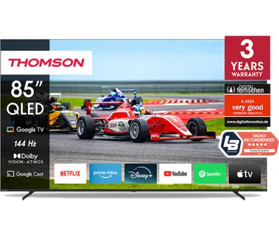 Televizor THOMSON 85QG7S14 215 cm (85"), QLED PRO, 144Hz, HDR10, Google TV