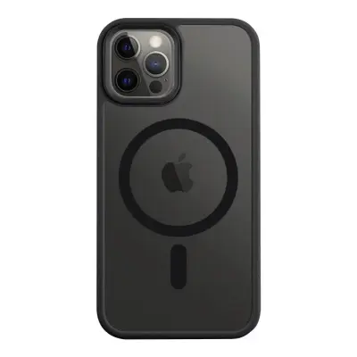 Tactical Asphalt MagForce silikonski ovitek za iPhone 13 Pro Max - prozorno črn