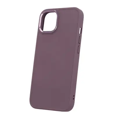 Satin silikonski ovitek za iPhone 16 Pro Max - vijola