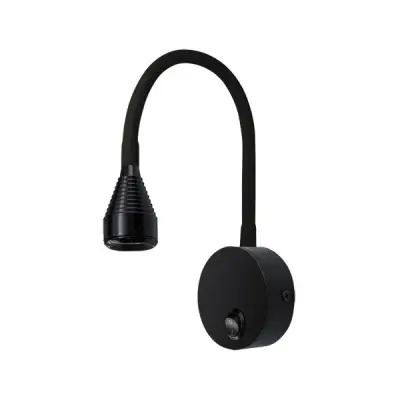Zidna lampa POLA LED 3.5W 4000K s prekidačem Crna