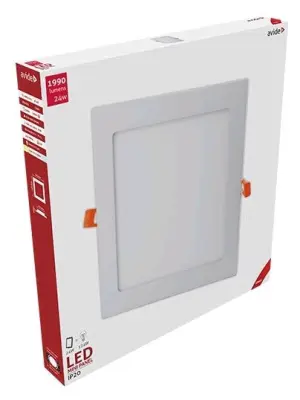 913100 Vgradna stropna svetilka LED 24W WW 1990 lm