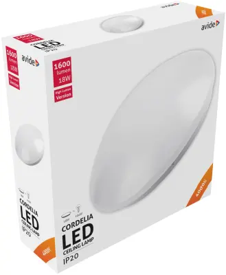 Avide 288825 Stropna svetilka Cordelia LED 18W NW 1600 lm