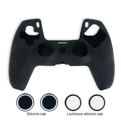 Protizdrsni silikonski ovitek za krmilnik PS5 Black