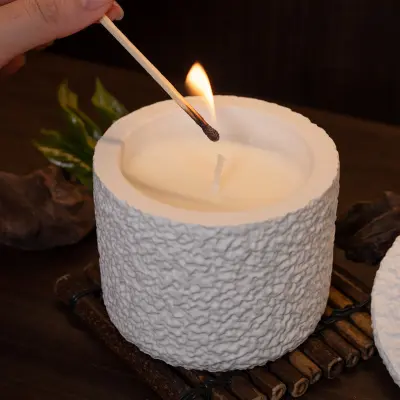 Luksuzna dišeča sveča - pomarančni cvet in beli jasmin