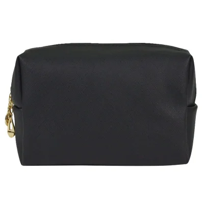 Velika kvadratna torbica za ličila Black