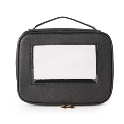 Prozorna kozmetična torbica s predelki
