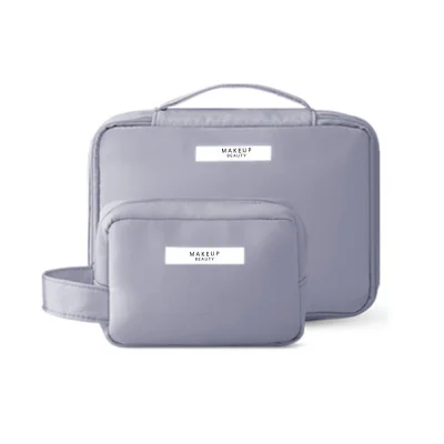 Prenosna kozmetična torba Oxford Cloth Potovalni organizator ličil Grey