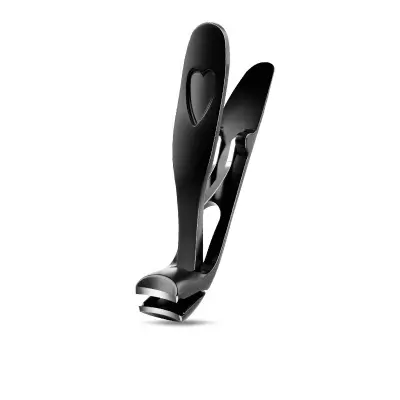 Ergonomski ščipalnik za nohte Black  oblika srca