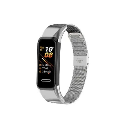 Pašček za uro za Huawei Band 8/7/6 Silver