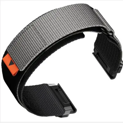 Najlonski pašček za uro za Garmin Fenix 8/7X Pro/5X 6X Grey 22 mm