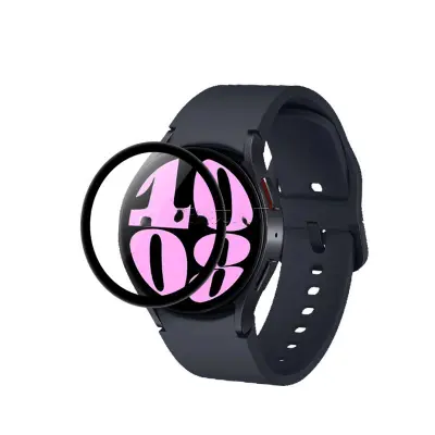 3D ukrivljena mehka folija za zaščito zaslona za Samsung Watch 6 (2 paketa)  47 mm