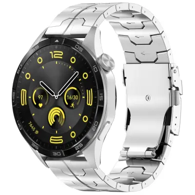 Pašček za uro iz titana za 22 mm pametno uro Silver  Varnostna zaponka
