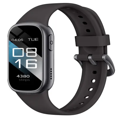 Pametna ura z Bluetoothom in nadzorom zdravja Black