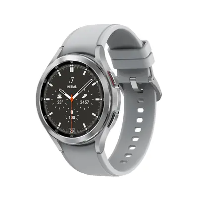 Samsung, Galaxy Watch4 46mm ura LTE 4G Bluetooth 5.0 NFC Povezana ura, Srebrna