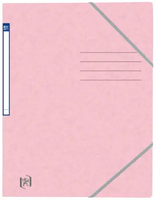 Oxford kotna mapa Top File+, DIN A4, pastelno roza