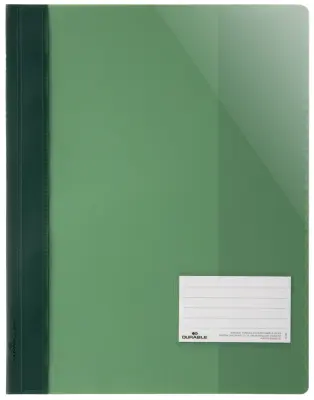 Ekstra široka mapa DURABLE, A4+, PVC, zelena