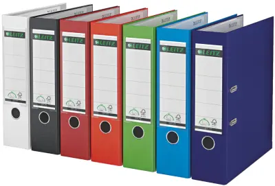 Mapa LEITZ 180 stopinj, DIN A4, 52 mm, bela