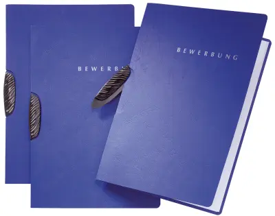 Aplikacijska mapa PAGNA, Gugalnica, DIN A4, iz kartona, modra