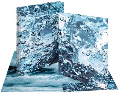 Kotna mapa HERMA, narava, DIN A4, karton, voda