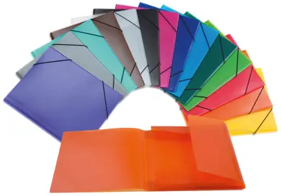 Kotna mapa HERMA, PP, DIN A4, turkizna-prosojna