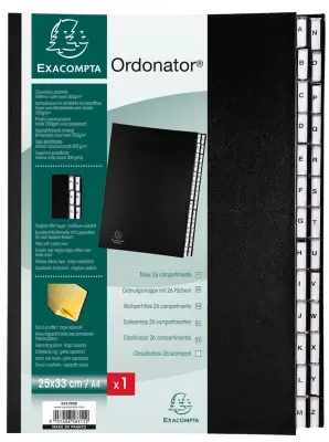 Organizator mapa EXACOMPTA, A4, A-Z, 26 predelkov