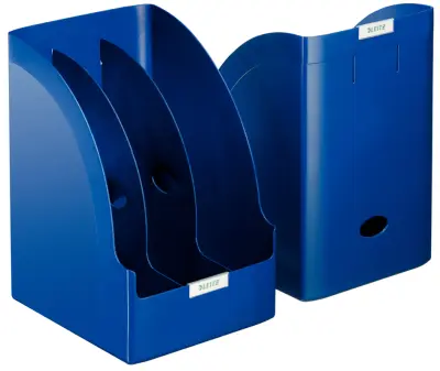LEITZ mapa Plus Jumbo, DIN A4, polistiren, modra
