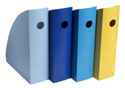 Datotečna mapa EXACOMPTA MAG-CUBE Bee Blue, A4+, žafran