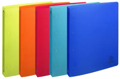 EXACOMPTA obročni registrator Linicolor, PP, 4 obročni mehanizem, A4