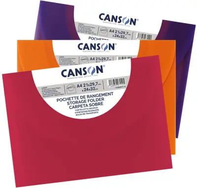 Mapa za risanje CANSON, 270 x 350 mm, svetle barve