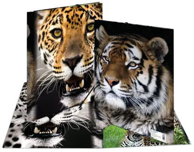 Kotna mapa HERMA, leopard, iz PP, DIN A3