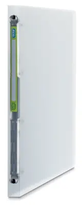 Oxford obročast registrator, 2nd Life, DIN A4, 4 obročki, PP, brezbarven