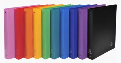 EXACOMPTA obročni registrator, 4 obročni mehanizem, DIN A4, različne barve