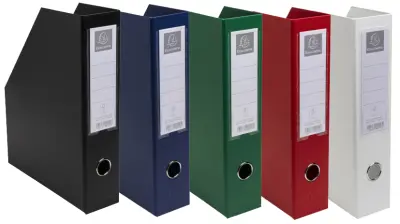 Datotečna mapa EXACOMPTA, DIN A4, karton, 70 mm, zelena