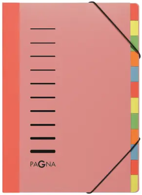 PAGNA DESKORGANIZER Mapa Lucy Colors, rdeča