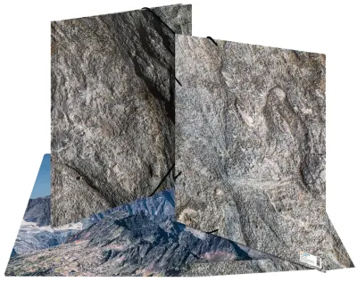 Kotna mapa HERMA, narava, DIN A3, karton, kamen