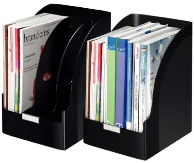 LEITZ mapa Plus Jumbo, DIN A4, polistiren, črna