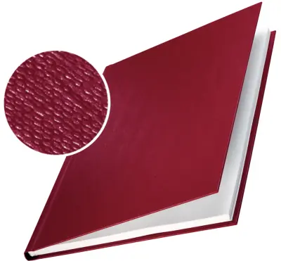 LEITZ knjigoveška mapa impressBind, A4, 3,5 mm, bordo, trda