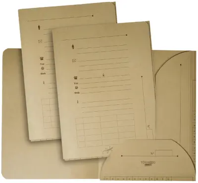 Nastavitvena mapa Oxford TOUAREG z 2 zavihkoma, DIN A4, rjava