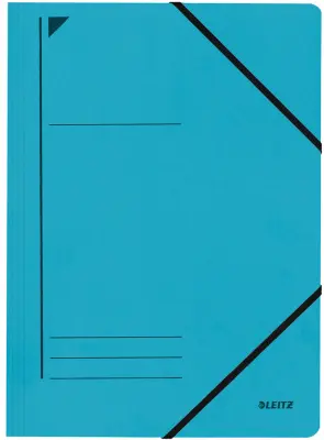 Kotna mapa LEITZ, DIN A4, karton 450 g/m2, modra