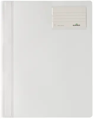 Mapa DURABLE, DIN A4, PVC, bela