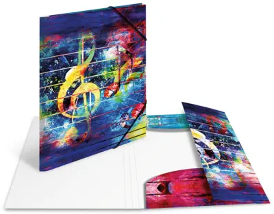 Kotna mapa HERMA, Artline, PP, DIN A3, Music