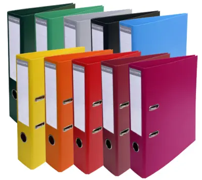 EXACOMPTA PVC mapa Premium, DIN A4, 70 mm, biserno bela