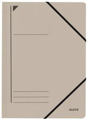 Kotna mapa LEITZ, DIN A4, karton 450 g/m², siva
